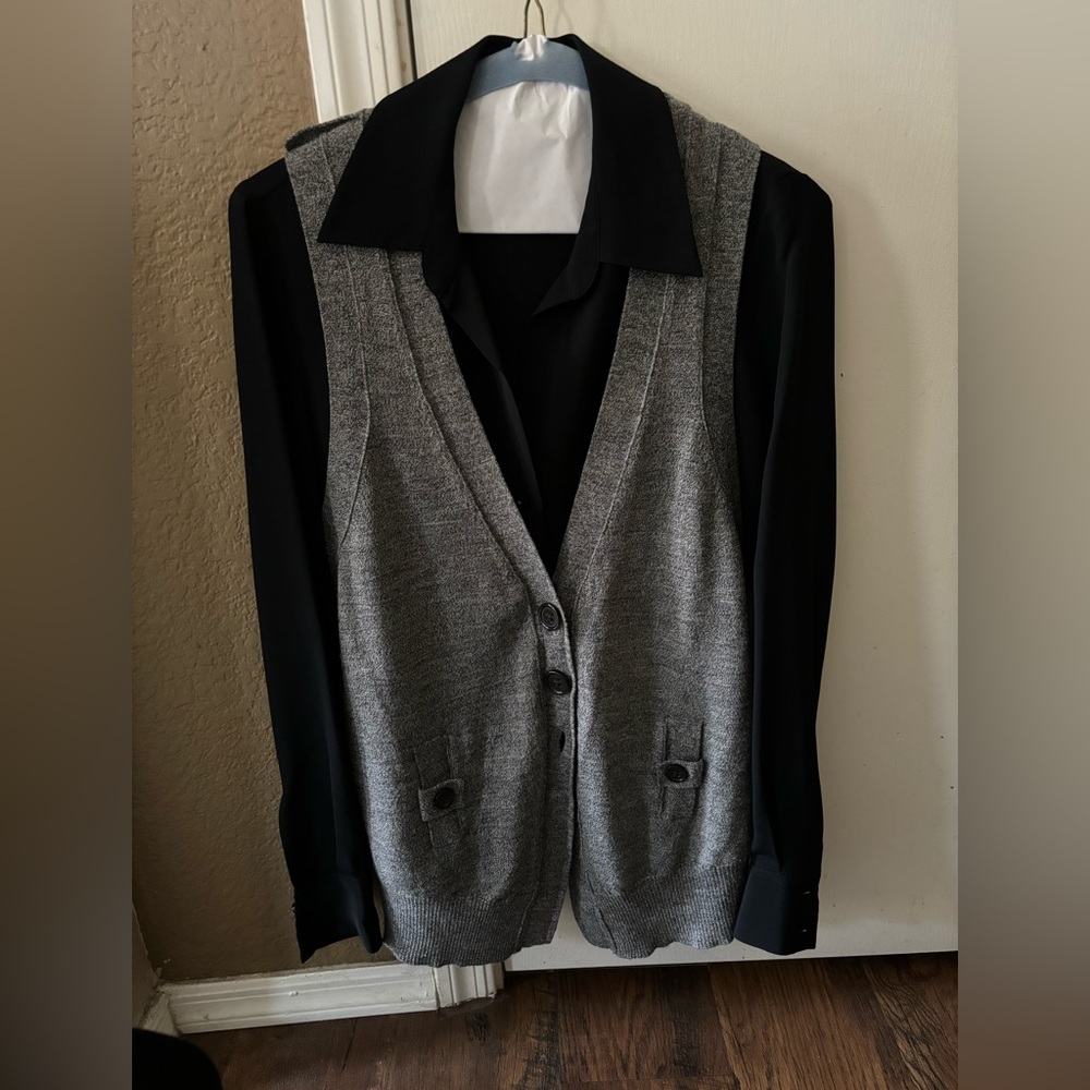 Banana Republic grey vest